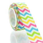 7/8" Multi Stripe Chevron ZigZag Grosgrain Ribbon