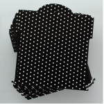 Black w/ White Polka Dots Hair-Bow Display Cards