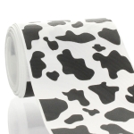 3" Black Cow Grosgrain Ribbon