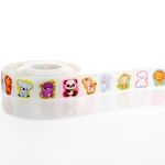 7/8" Zoo Animal Stickers Grosgrain Ribbon