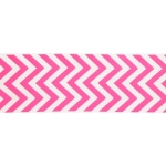 3" Hot Pink Chevron ZigZag Grosgrain Ribbon