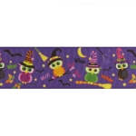 1.5" Halloween Owl Witches Grosgrain Ribbon