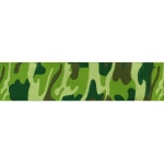 7/8" Green Camo Grosgrain Ribbon