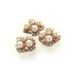 Jeweled Pearl Crest Embellishment Center