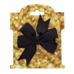 Gold Bokeh Hair-Bow Display Cards