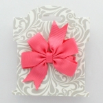 Bold Damask Hair-Bow Display Cards