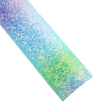 Chunky Glitter Canvas Sheets Ombre Mermaid Stripe