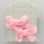 Demure Damask Hair-Bow Display Cards