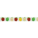 3/8" Fall Apples Grosgrain Ribbon