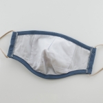 Adult Fitted Cotton Cloth Face Mask w/ Filter Pocket