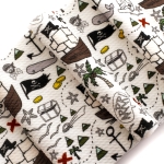 Ahoy Matey Pirates Bullet Fabric