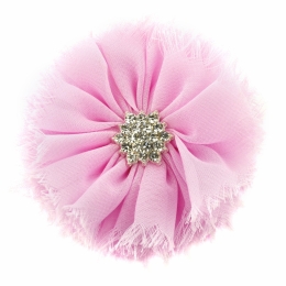 Chiffon Jewel Ballerina Hair Flower