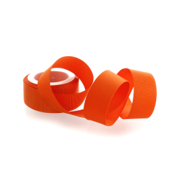 Orange Textured Grosgrain Ribbon