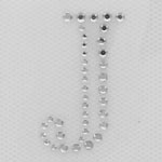 HotFix Iron On Rhinestone Transfer Alphabet Monogram Engraved - 1.5"