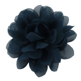 2.5" Chiffon Rounded Petals Fabric Flower