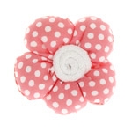 1.5" Small Padded Cotton Flower