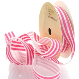 5/8" Stripes Printed Fold Over Elastic