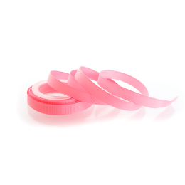 Bubblegum Pink Textured Grosgrain Ribbon