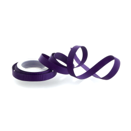 Deep Purple Textured Grosgrain Ribbon