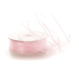 1.5" Wired Sheer Organza Ribbon