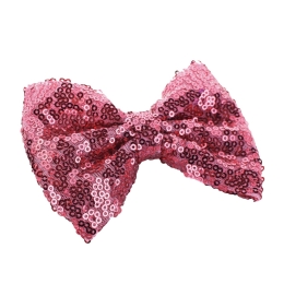 Sequin Tuxedo Hair-Bow Pack - 6pc