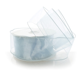 2.5" Wired Sheer Organza Ribbon