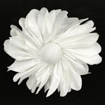 3.5" Satin Petals Hair Flower