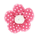 1.5" Small Padded Cotton Flower