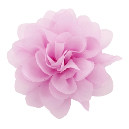 2.5" Chiffon Rounded Petals Fabric Flower