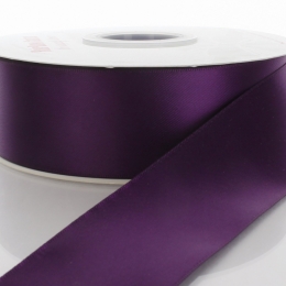 Plum Double Faced Satin Ribbon 285