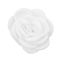 1.75" Singed Edge Rose Fabric Flower