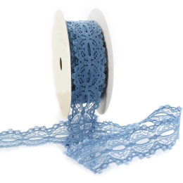 7/8" Ribbon Hole French Lace Trim