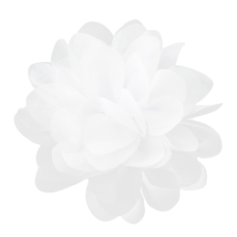 2.5" Chiffon Rounded Petals Fabric Flower