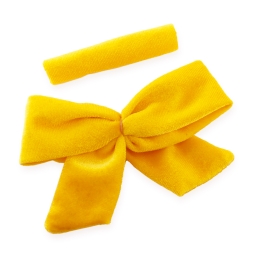 3.5" Small Velvet Tied Bow DIY