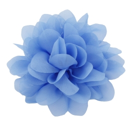 2.5" Chiffon Rounded Petals Fabric Flower