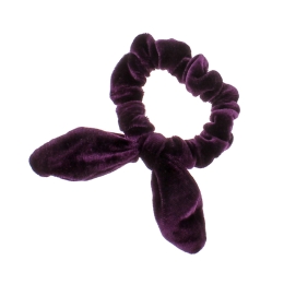 Velvet Bunny Ear Hair Scrunchie 6pcs