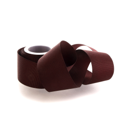 Deep Maroon Textured Grosgrain Ribbon