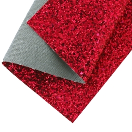 Chunky Glitter Canvas Sheets Fuchsia Pink