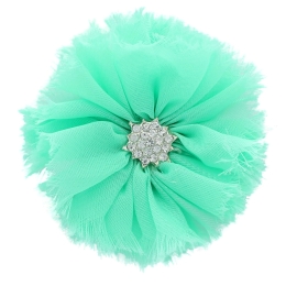 Chiffon Jewel Ballerina Hair Flower