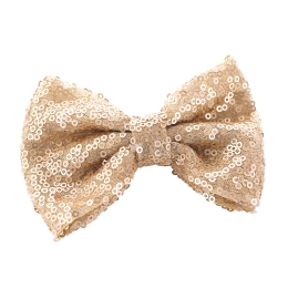 Sequin Tuxedo Hair-Bow Pack - 6pc