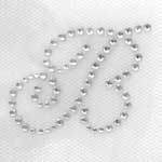 HotFix Iron On Rhinestone Transfer Alphabet Monogram Script - 1.5"