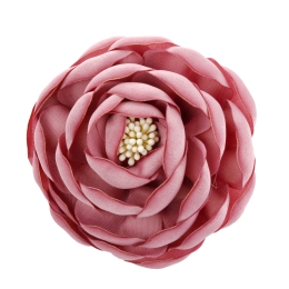 3.25" Open Ranunculus Fabric Flower