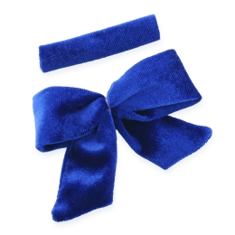 3.5" Small Velvet Tied Bow DIY