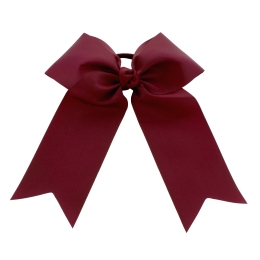 8" Large Cheer Ponytail Hair Bows Pack - 6pc