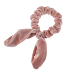 Velvet Bunny Ear Hair Scrunchie 6pcs