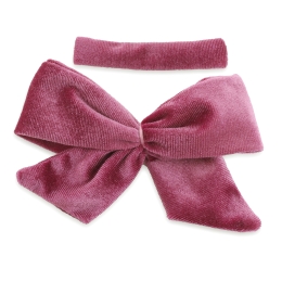 5" Velvet Tied Bow DIY