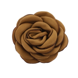 1.75" Singed Edge Rose Fabric Flower