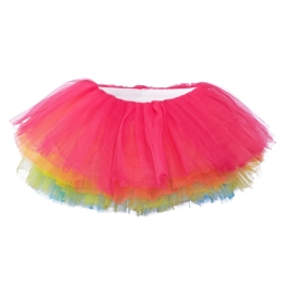 Big Girls Tutu 10-Layer Short Ballet (4T - 9)