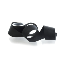 Black Textured Grosgrain Ribbon