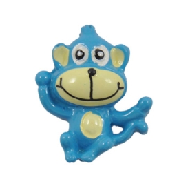 Blue Monkey Flatback Craft Embellishment